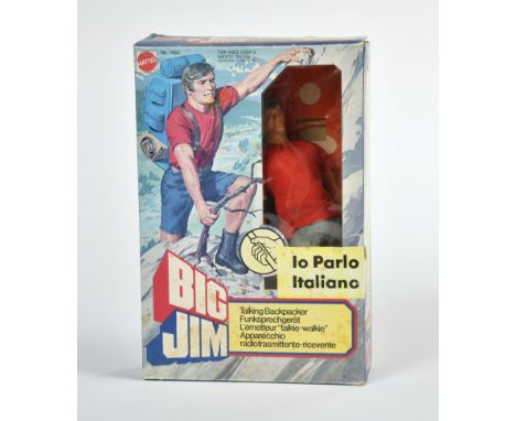 Big Jim, Talking Backpacker, Mattel, 1976, Okt (Italienische box) Z 2-, Z 1