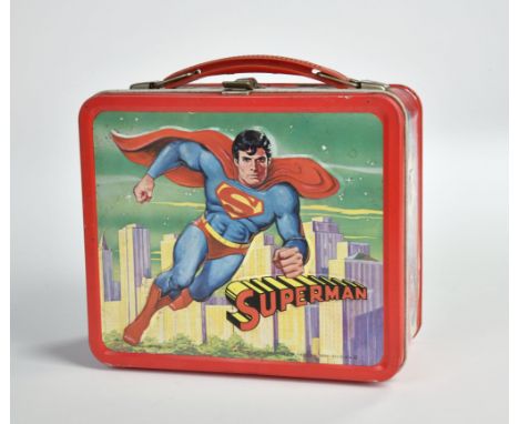 Superman Lunchbox, Aladdin Industries, USA, 20 cm, 1978, Blech, Z 2