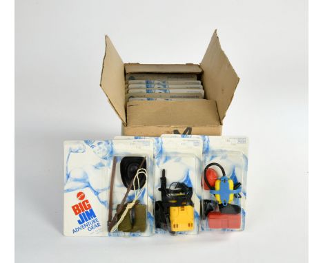 Big Jim, Adventure Gear Händler-Karton, Mattel, 24 Blister, Ovp. Z 1