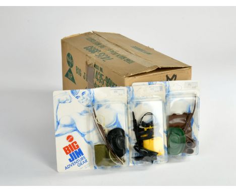 Big Jim, Adventure Gear Händler-Karton, Mattel, 24 Blister, Ovp. Z 1