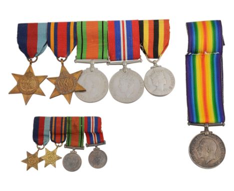 A WWII five medal group awarded to Thomas James Russel Barty Black Watch (Royal Highlanders)formed of 1939-45 star, the Burma