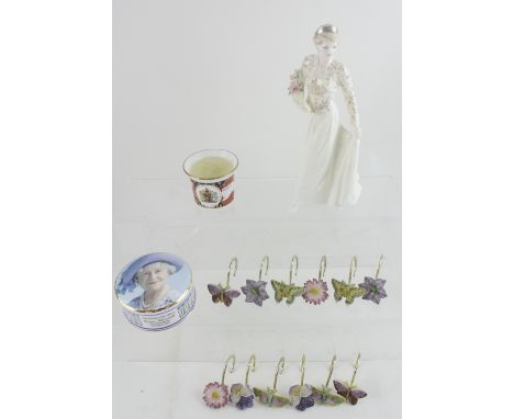 A Royal Crown Duchy commemorative trinket pot in celebration of the hundredth birthday of Her Majesty Queen Elizabeth the Que