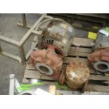 4 in. x 3 in. mild steel centrifugal pressure pump, no name plate, flanged prots, 15hp / 1760rpm
