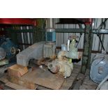 Tri-Rotor model 80BX internal relief valve pump, 2 in. x 2 in. NPT, mild steel construction,