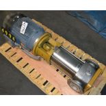 Grundfos in-line high pressure pump, model number A640005P39239, type number CRN30-50 A-V-BBUV, 3”