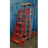 Cotterman Company model ML5W Maxi-Lift ladder, serial number X00615, maximum capacity of 300 pounds,