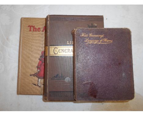 GREENAWAY, K.   The April Baby’s Book of Tunes   1st.ed. 1900.London, 8vo orig. pict. cl. plus  Language   of Flowers   n.d. 