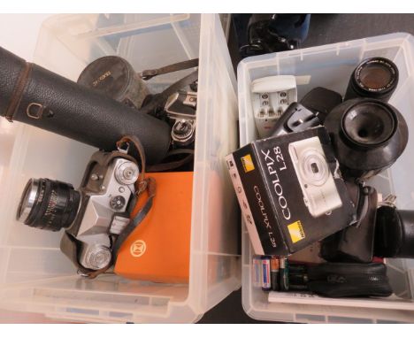 Good collection of cameras &amp; camera equipment 