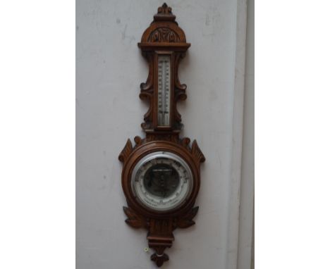 Chadburn &amp; sons Liverpool wall barometer, rare ceramic dial 