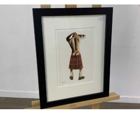 * JOE HENDRY, TRUE SCOT limited edition giclee print on paper, signed and numbered 12/95mounted, framed and under glassoveral