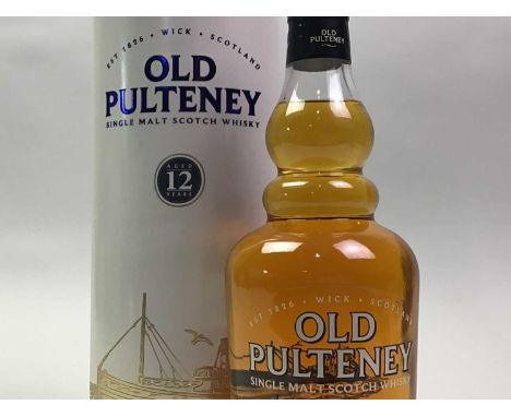 OLD PULTENEY SINGLE MALT SCOTCH WHISKY aged 12 years