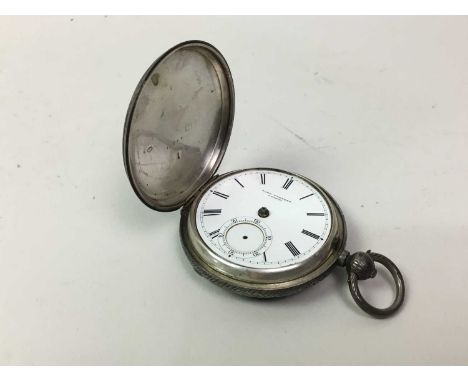 SILVER CASED FULL HUNTER POCKET WATCH AND A GOLD PLATED POCKET WATCH the first signed John Forrest London to dialQty: 2