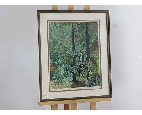 * SIR WILLIAM RUSSELL FLINT RA PRSW (SCOTTISH 1880 - 1969), SIGNED PRINT along with three prints after William Russell Flinta