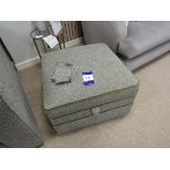 Upholstered foot stool