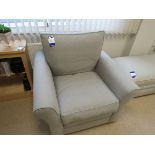 Upholstered arm chair