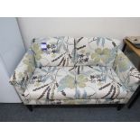 Upholstered 2 seat sofa