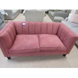 Upholstered 2 seat sofa