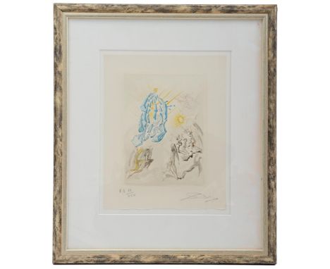 Color lithograph after Salvador Dali, EA XX/XXV, outside size is 55x48 cm