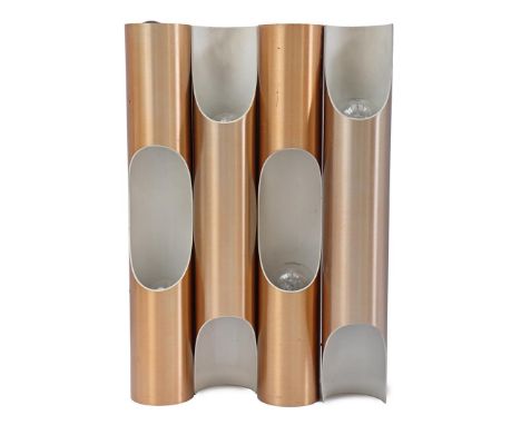 Maija Liisa Komulainen (1922-)4 metal wall lamps, design Maija Liisa Komulainen for Raak Amsterdam, model Fuga, 2 types C1629