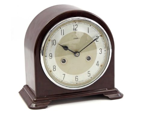 Smiths Enfield bakelite table clock, 20 cm high