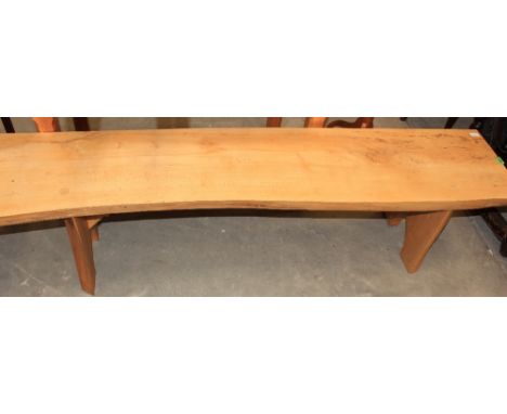 	A beechwood bench