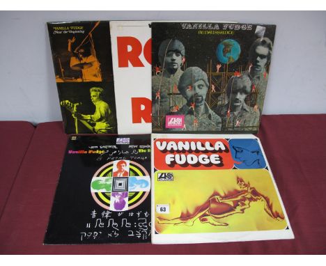 Vanilla Fudge - A Great Collection of Their First Five LP's, to include 'Vanilla Fudge', 1967, stereo, Atlantic plum label, A