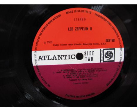Led Zeppelin II - (Atlantic 588 198), Stereo; An early first pressing of one of Led Zeppelin's rarest pressings - light brown