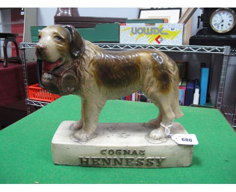 A Composition Cognac Hennessy "Sir Bernard" Advertising Figure, impressed "Curzon Enterprises Ltd, London, England.