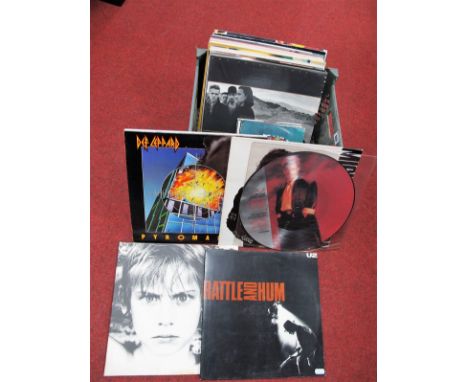 A Quantity of 1970's/80's Rock and Pop LP's, to include Elvis Costello (Armed Forces), U2 (Rattle and Hum, War, Joshua Tree, 