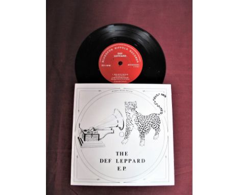 Def Leppard -'Ride Into The Sun', rare first pressing EP, 1979, on the red 'Bludgeon Riffola Records' label, stereo, 331/3, S
