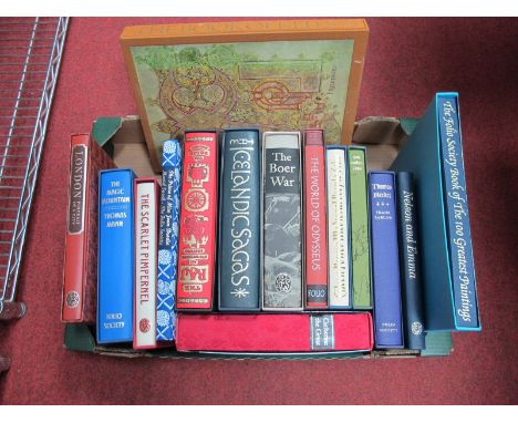 Folio Society Books, The Boer War, Icelandic Sagas, London, Catherine the Great, etc:- One Box