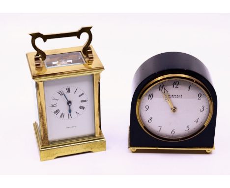 A Mappin and Webb carriage clock another clock