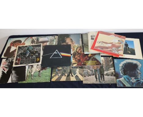 Vintage vinyl Beatles records and similar 1960s vinyl&nbsp;