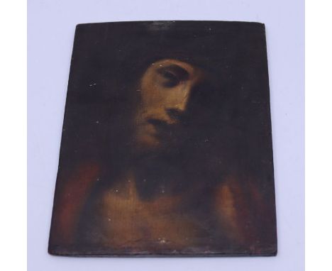 An early portrait of Christ on panel , Signed Guido in ink on the panel&nbsp;