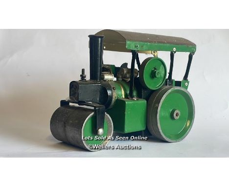 Mamod metal Steam Roller painted green