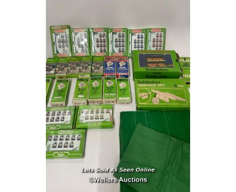 Vintage Subbuteo football, a large collection including twenty two team sets from 1960's, 70's &amp; 80's  (mostly complete) 