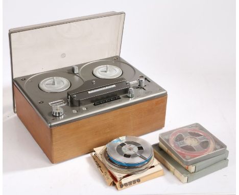Tandberg series 64 reel to reel recorder together with a quantity of tapes (qty)