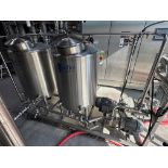 Quality Tank Solutions 2-Vessel 100 Gallon Cart-Mounted Stainless Steel CIP System | Rig Fee $450