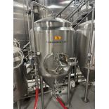 Mueller 5 BBL Stainless Steel Fermentation Tank - Cone Bottom, Glycol Jacketed, Man | Rig Fee $400