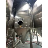 2019 Quality Tank Solutions 100 BBL Stainless Steel Fermentation Tank - Cone Bottom | Rig Fee $3000