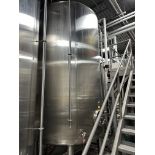 Mueller 125 BBL Stainless Steel Hot/Cold Liquor Tank - Dish Bottom, Mandoor, CIP Ar | Rig Fee $3250