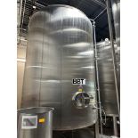 Mueller 200 BBL Stainless Steel Brite Tank - Dish Bottom, Glycol Jacketed, Mandoor, | Rig Fee $3500