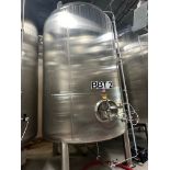 Mueller 120 BBL Stainless Steel Brite Tank - Dish Bottom, Glycol Jacketed, Mandoor, | Rig Fee $3000