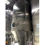 Mueller 100 BBL Stainless Steel Fermentation Tank - Cone Bottom, Glycol Jacketed, M | Rig Fee $3000