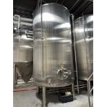 Mueller 125 BBL Stainless Steel Hot/Cold Liquor Tank - Dish Bottom, Mandoor, CIP Ar | Rig Fee $3250