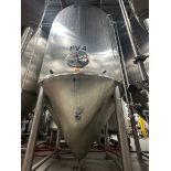 2021 Quality Tank Solutions (Dented Head) 150 BBL Stainless Steel Fermentation Tank | Rig Fee $3250