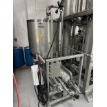 Mueller Stainless Steel Buffer Tank on Stainless Steel Cart with (2) Baldor Relianc | Rig Fee $400
