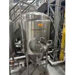 Mueller 5 BBL Stainless Steel Fermentation Tank - Cone Bottom, Glycol Jacketed, Man | Rig Fee $400
