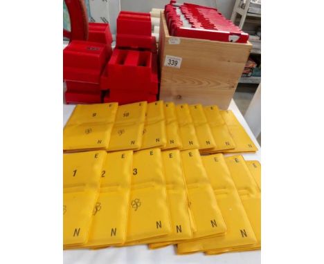 A quantity of playing cards and bridge accessories