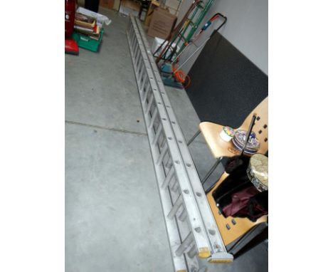 An aluminium ladder